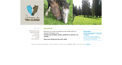 Desktop Screenshot of domainedupeuclaude.ch